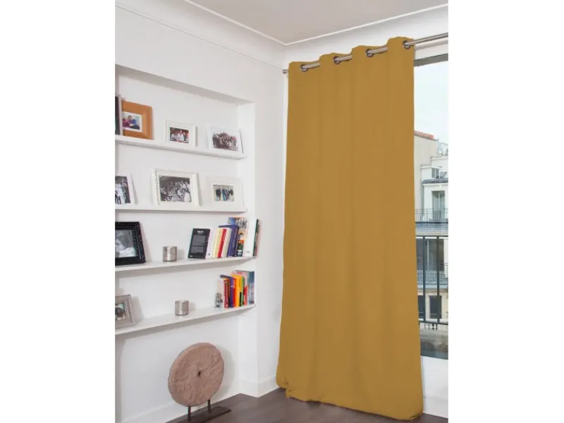 Moondream Verdunklungsvorhang 135 cm x 260 cm Ocker