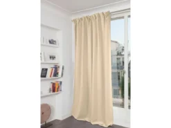 Moondream Wärmeschutzvorhang mit Faltenband 260 cm x 145 cm Sand
