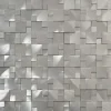 Hot Mosaik Aluminium Silver 3D 30 cm x 31,5 cm