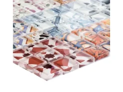 Mosaik Glas Retro Mix 30 cm x 30 cm