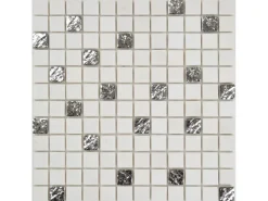 Mosaik Marmor Roma Silver 30 cm x 30 cm