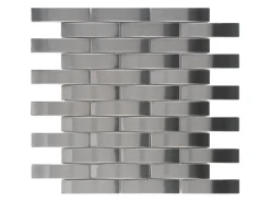 Mosaik Metall Edelstahl 29 cm x 28 cm