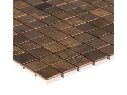 Mosaik Metall Kupfer 3D 30,8 cm x 30,8 cm