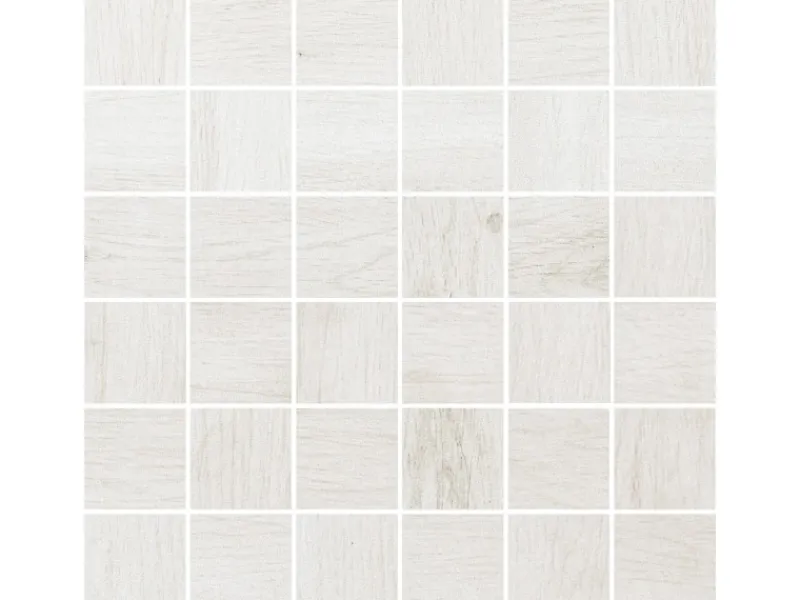 Mosaikfliese Oak White 30 cm x 30 cm
