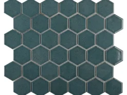 Mosaikmatte Castello Hexagon Keramik 32 cm x 28 cm