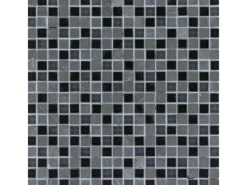 Best Mosaikmatte Glas & Marmor Black 30 cm x 30 cm