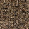 Mosaikmatte Marmor Marron Emperador 30,5 cm x 30,5 cm
