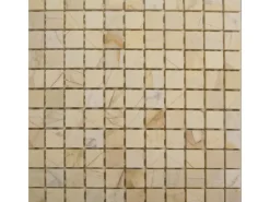 Mosaikmatte Naturstein Yellow Sun 30 cm x 30 cm