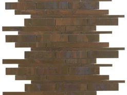 Online Mosaikmatte Slim Metall Kupfer 30,5 cm x 30 cm