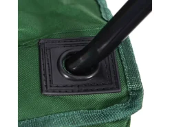24Move Campingstuhl Faltstuhl Grün Mit Getraenkehalter Tragetasche Outdoor Faltbar Max 100Kg Anglerstuhl Polyester