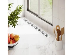 MS Beschläge Lüftungsgitter 60 x 600 mm Weiß RAL 9016