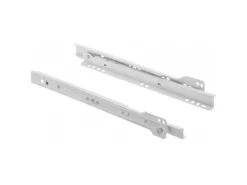 MS Beschläge Rollenführung Weiss 550 mm Schubaldenschiene Auszug