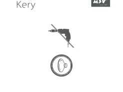 MSV Eck-Regal Kery Stahl 20 cm x 20 cm x 9 cm Mattschwarz