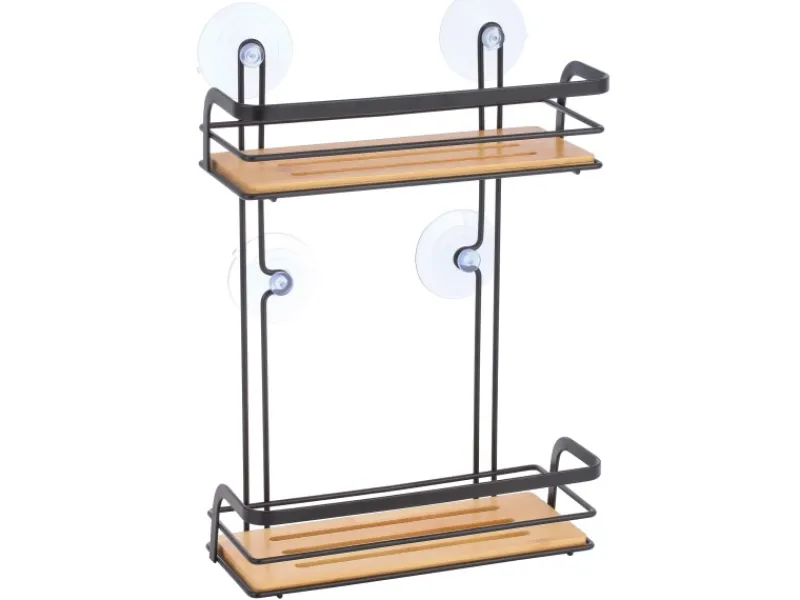 MSV Regal Hiko 25,5 cm x 12 cm x 37 cm Schwarz-Braun