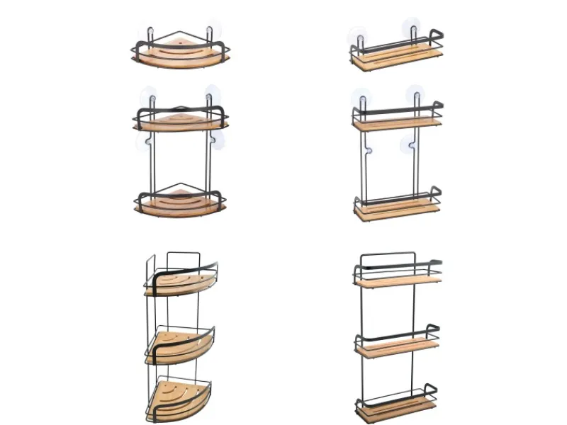 MSV Regal Hiko 25,5 cm x 12 cm x 37 cm Schwarz-Braun