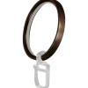 mydeco Gardinen-Ringe Bronziert Ø 5 cm für Ø 2,5 cm für 3,2 cm x 1,1 cm Stange