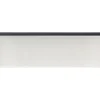 mydeco Gardinenstange für Gleiter Edelstahl-Optik 3,2 cm x 1,1 cm Länge 260 cm