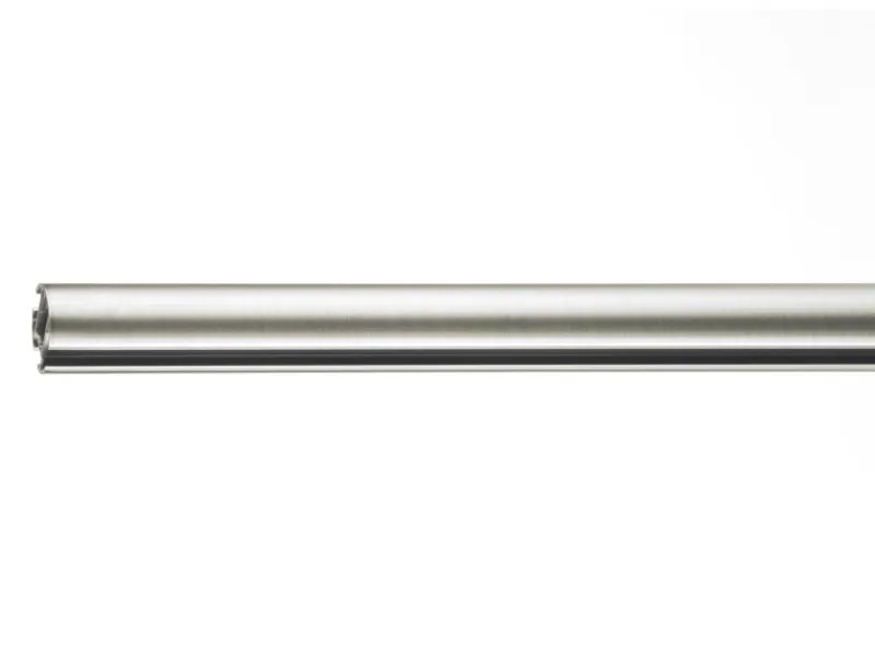 Discount mydeco Gardinenstange für Gleiter Edelstahl-Optik Ø 2,5 cm x 160 cm