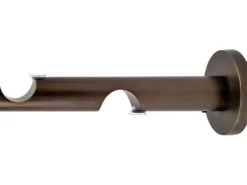 Best mydeco Gardinenstange-Halterung 2-läufig Function Track Bronziert Ø 2,5 cm Bronze