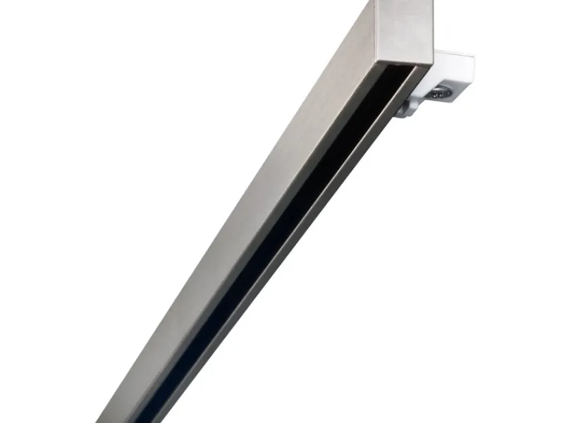 mydeco Gardinenstangen-Set Smart 1-läufig für Gleiter 200 cm inkl. Deckenbefesti