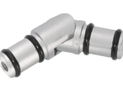 Best mydeco Gelenkverbinder für Gardinenstangen Edelstahl-Optik Ø 1,6 cm