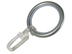 Outlet mydeco Rundringe 20 Stk. Ø40mm passend zu Gardinenstangen Ø20mm Edelstahl-Optik