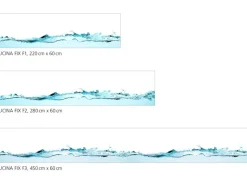 Myspotti Küchenrückwandfolie Wasser Selbstklebend 280 cm x 60 cm