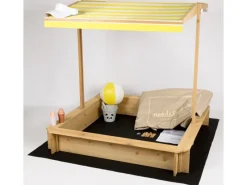 Clearance needs&wants Holz Sandkasten mit Dach Sunplaya4