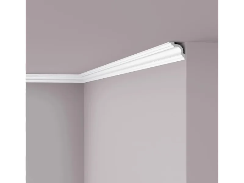 NOEL & MARQUET NMC A2 NOMASTYL Eckleiste Zierleiste Stuckleiste 2 m 200 cm x 5 cm x 5 cm Weiß