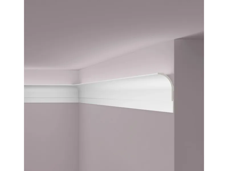 Outlet NOEL & MARQUET NMC AD22 ARSTYL Eckleiste Zierleiste Stuckleiste für Indirekte Beleuchtung 2 m 200 cm x 10 cm x 22,5 cm Weiß