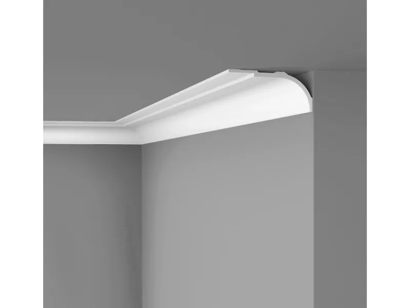 Outlet NOEL & MARQUET NMC AD22 ARSTYL Eckleiste Zierleiste Stuckleiste für Indirekte Beleuchtung 2 m 200 cm x 10 cm x 22,5 cm Weiß