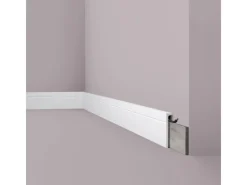 NOEL & MARQUET NMC CF2 WALLSTYL Abdeckleiste Zierleiste Sockelleiste Stuckleiste 2 m 200 cm x 2,2 cm x 11 cm Weiß