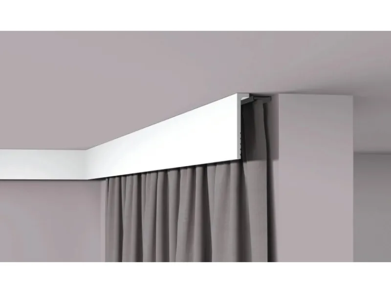 NOEL & MARQUET NMC CF2 WALLSTYL Abdeckleiste Zierleiste Sockelleiste Stuckleiste 2 m 200 cm x 2,2 cm x 11 cm Weiß