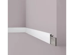 NOEL & MARQUET NMC CF2S WALLSTYL Abdeckleiste Zierleiste Sockelleiste Stuckleiste 2 m 200 cm x 2,2 cm x 11 cm Weiß