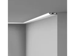 Discount NOEL & MARQUET NMC FL5 WALLSTYL Sockelleiste Zierleiste Eckleiste 2 m 200 cm x 2 cm x 10 cm Weiß