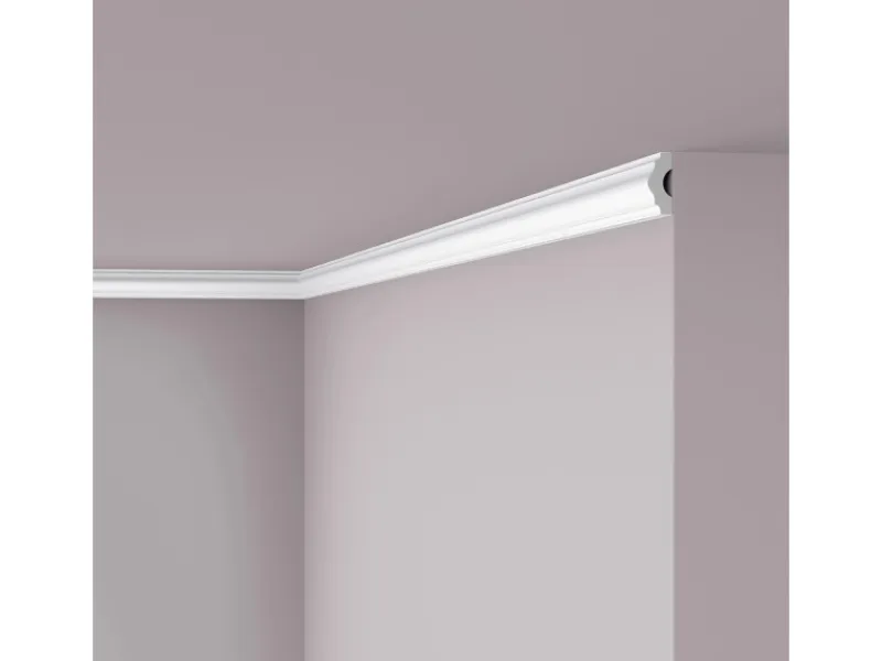 Clearance NOEL & MARQUET NMC I NOMASTYL Eckleiste Zierleiste Stuckleiste 2 m 200 cm x 1,6 cm x 3,8 cm Weiß