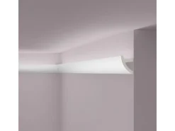 NOEL & MARQUET NMC IL1 ARSTYL Eckleiste Zierleiste Stuckleiste für Indirekte Beleuchtung 2 m 200 cm x 5 cm x 7 cm Weiß