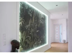 Clearance NOEL & MARQUET NMC IL10 WALLSTYL Sockelleiste Zierleiste Stuckleiste für Indirekte Beleuchtung 2 m 200 cm x 2,3 cm x 8 cm Grau