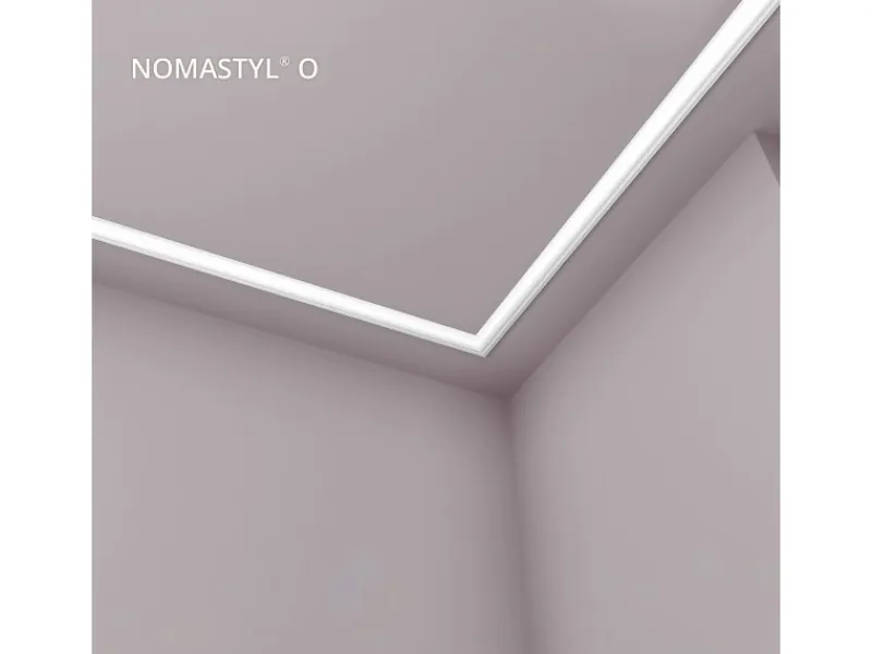 NOEL & MARQUET NMC O NOMASTYL Eckleiste Zierleiste Stuckleiste 2 m 200 cm x 2 cm x 4 cm Weiß