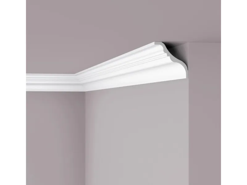 Discount NOEL & MARQUET NMC TI NOMASTYL Eckleiste Zierleiste Stuckleiste 2 m 200 cm x 13,8 cm x 13,8 cm Weiß