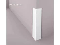 NOEL & MARQUET NMC WE1 WALLSTYL Kantenschutz-Profil Zierleiste Stuckleiste 2 m 200 cm x 3 cm x 3 cm Weiß