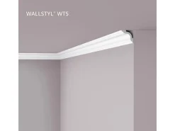 NOEL & MARQUET NMC WT5 WALLSTYL Eckleiste Zierleiste Stuckleiste 2 m 200 cm x 5,2 cm x 5,2 cm Weiß