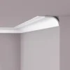 NOEL & MARQUET NMC WT22 WALLSTYL Eckleiste Zierleiste Stuckleiste 2 m 200 cm x 22,5 cm x 10 cm Weiß