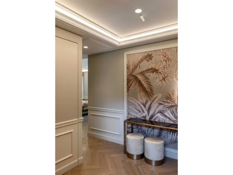 NOEL & MARQUET NMC Z16 ARSTYL Eckleiste Zierleiste Stuckleiste für Indirekte Beleuchtung 2 m 200 cm x 5 cm x 7 cm Weiß