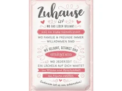 Nostalgic-Art Blechschild Zuhause 20 cm x 30 cm