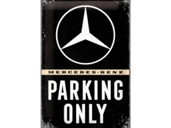 Nostalgic-Art Blechschild Mercedes-Benz - Parking Only 20 cm x 30 cm