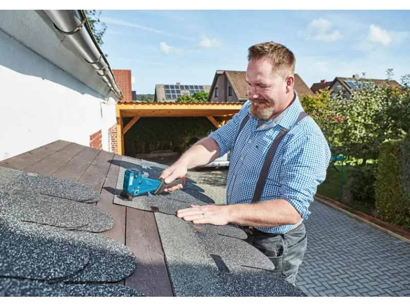 Novus Tools Hammertacker J-055 6–14 mm Typ G Premium-Tacker für Flachdrahtklammern mit Prallplatte für Oberflächenschutz 030-0454