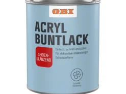Best OBI Acryl Buntlack seidenglänzend 2 l Weiß