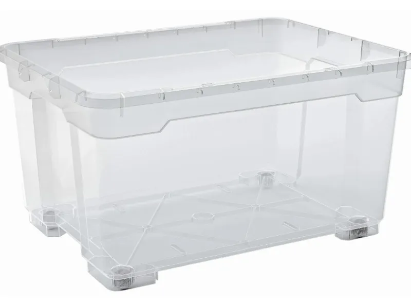 New OBI Allzweckbox Santos Oversize 41 cm x 77,5 cm x 58 cm 140 l Transparent