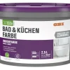 Online OBI Bad & Küchenfarbe Konservierungsmittelfrei Weiß-Matt 2,5 l